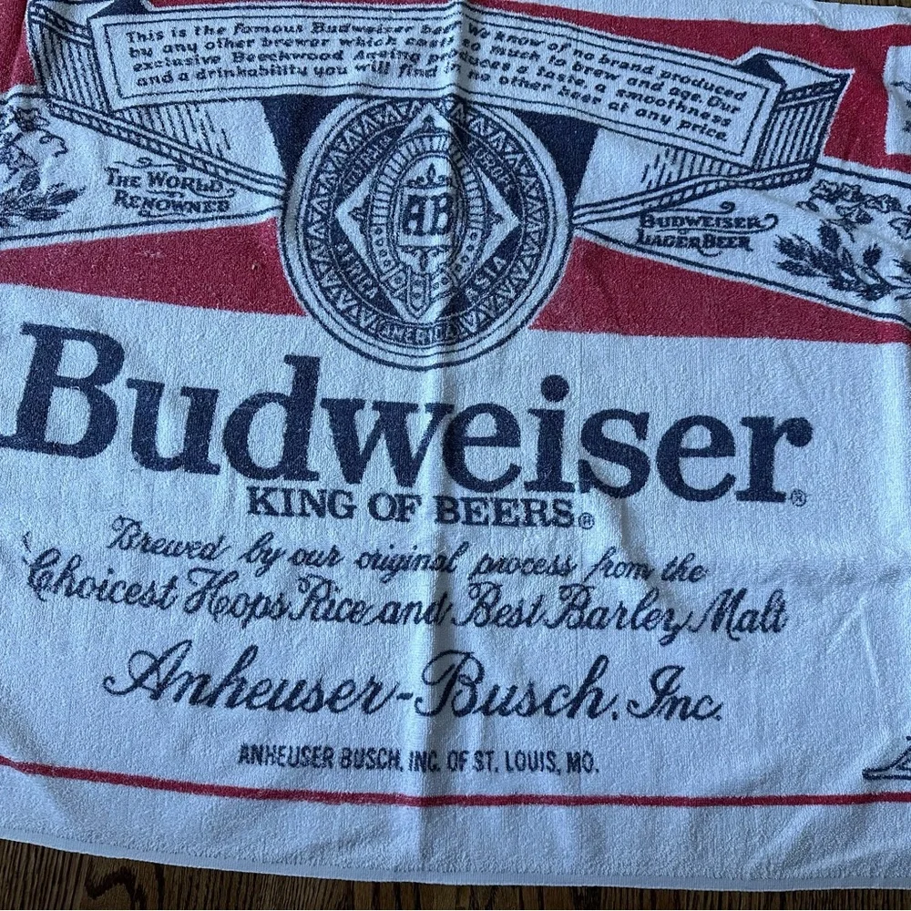 Budweiser Vintage Collectors Towel